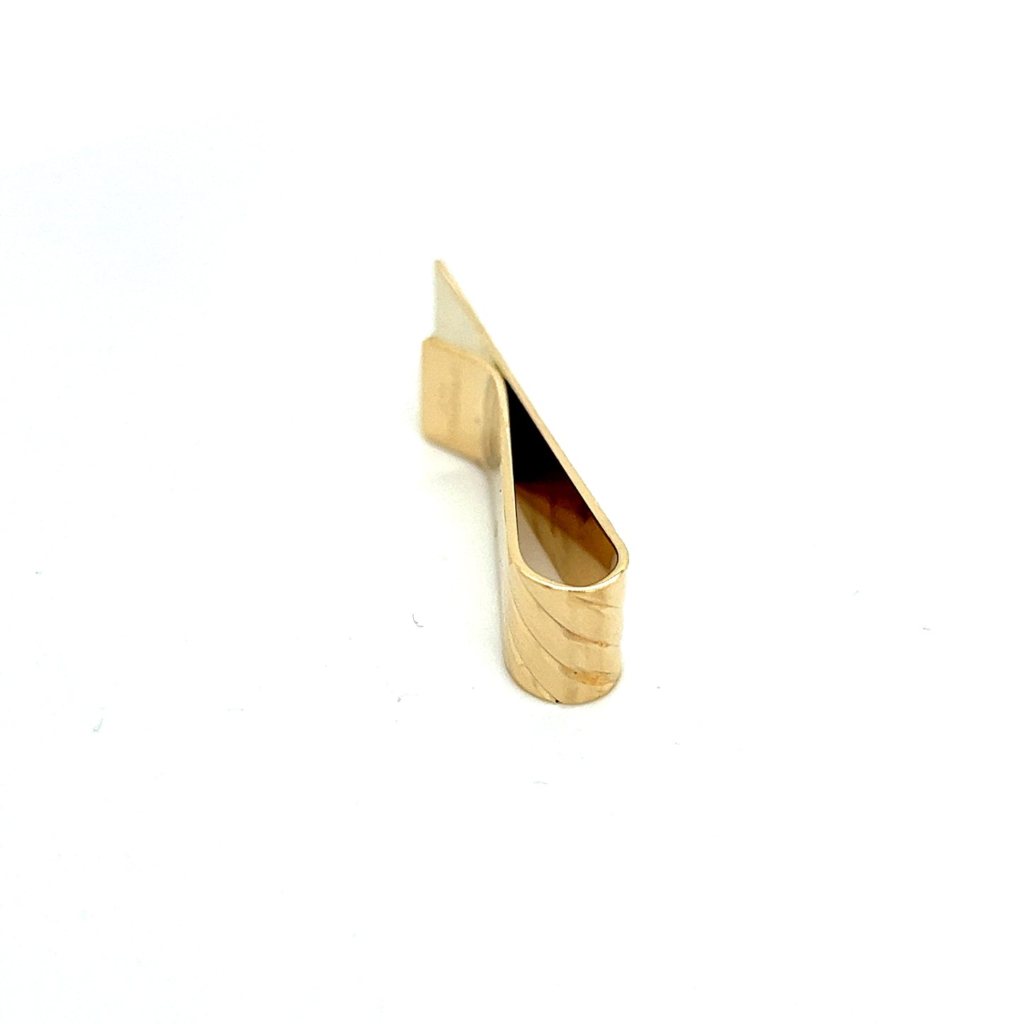 Tiffany & Co Estate Tie Clip 1 10/16 14k Y Gold TIF333