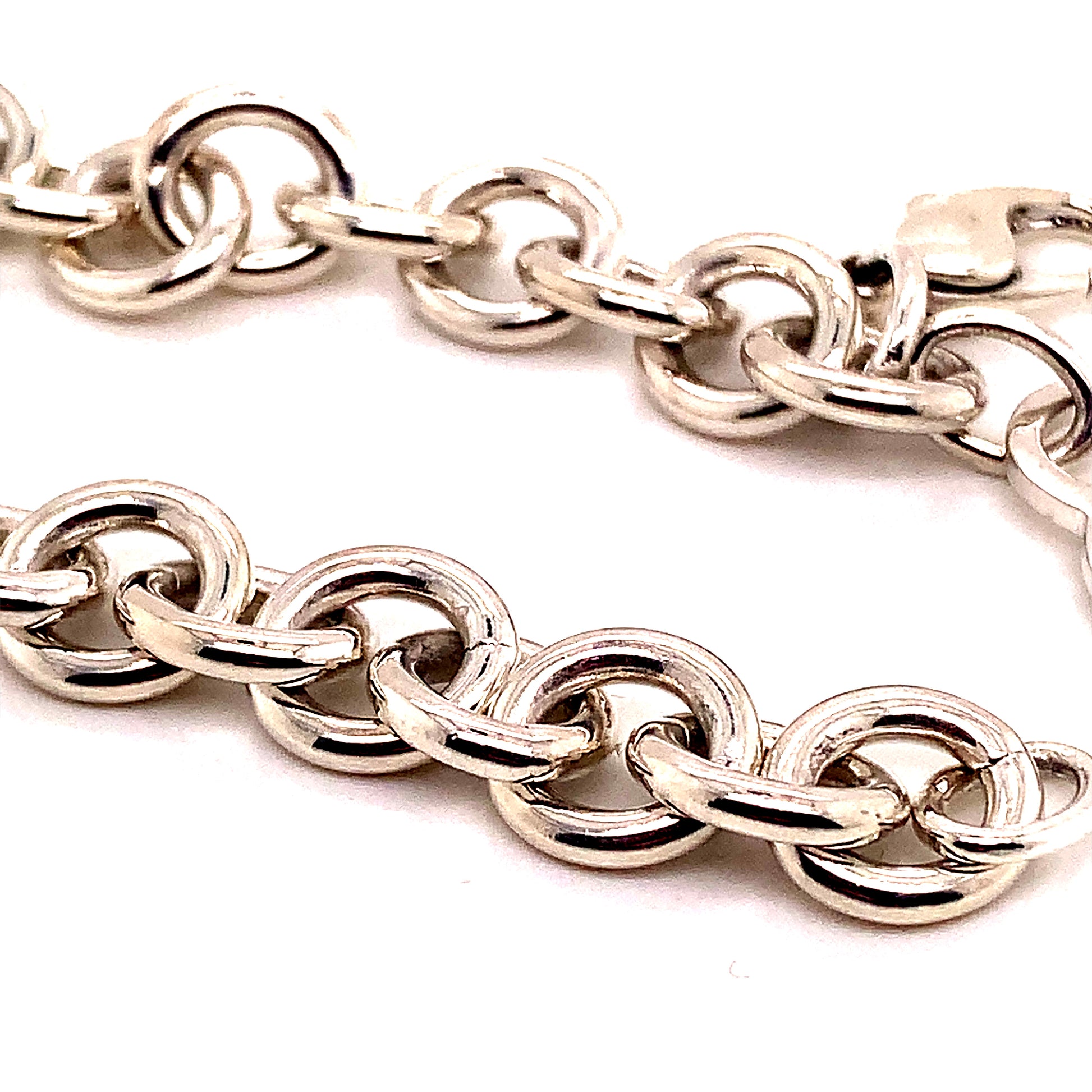 Tiffany & Co Estate Sterling Silver Bracelet 7.5" 35.5 Grams TIF157 - Certified Estate Jewelry
