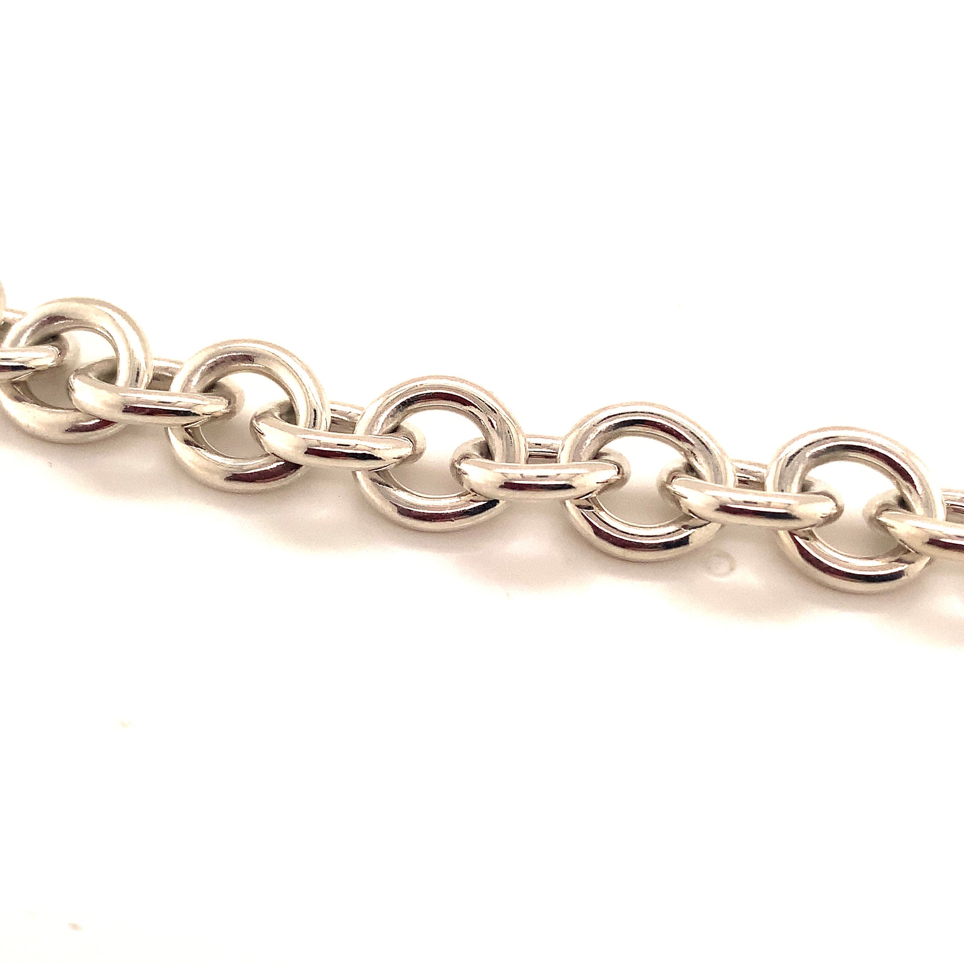 Tiffany & Co Estate Sterling Silver Bracelet 7 Inches 34.2 Grams TIF102 - Certified Estate Jewelry