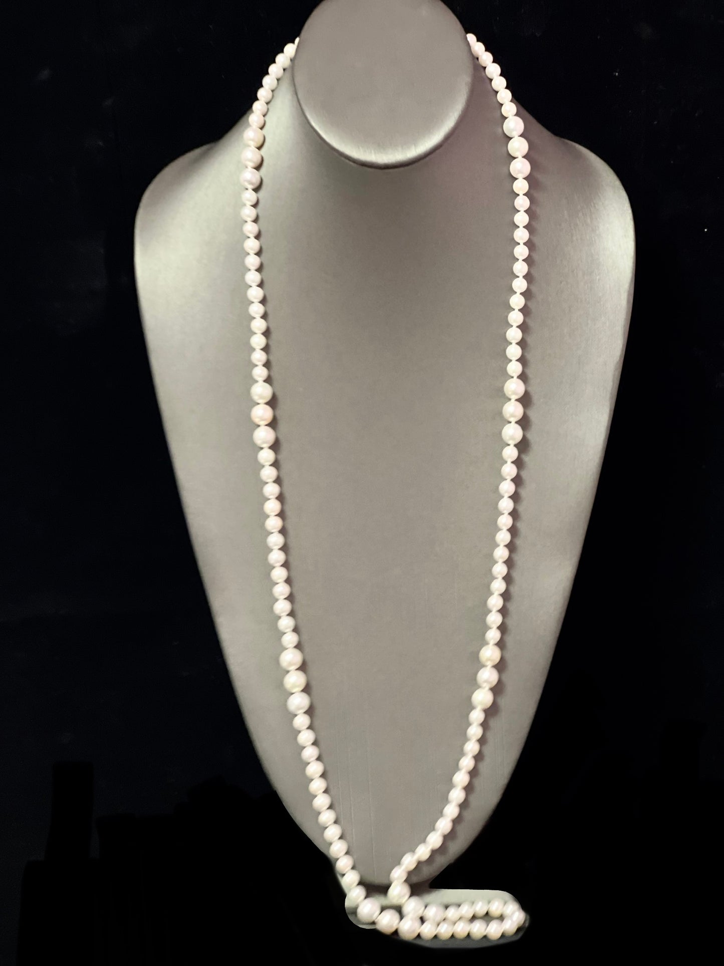 Akoya Pearls Necklace 38" 14k Y Gold Ball Clasp 8.52 mm Certified $8,790 216205 - Certified Fine Jewelry