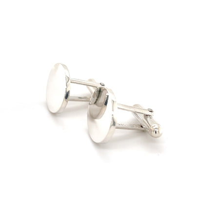 Tiffany & Co Estate Sterling Silver Cufflinks 12 Grams TIF253 - Certified Estate Jewelry