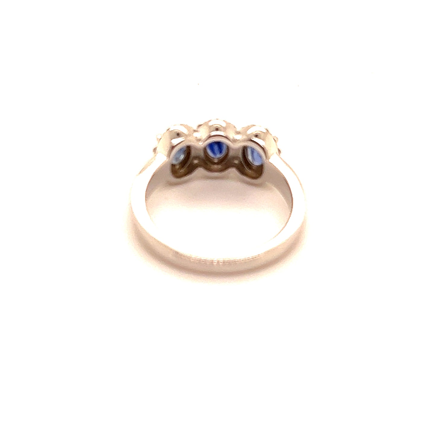 Natural Sapphire Diamond Ring 7 14k W Gold 1.67 TCW Certified $4,975 218113 - Certified Fine Jewelry