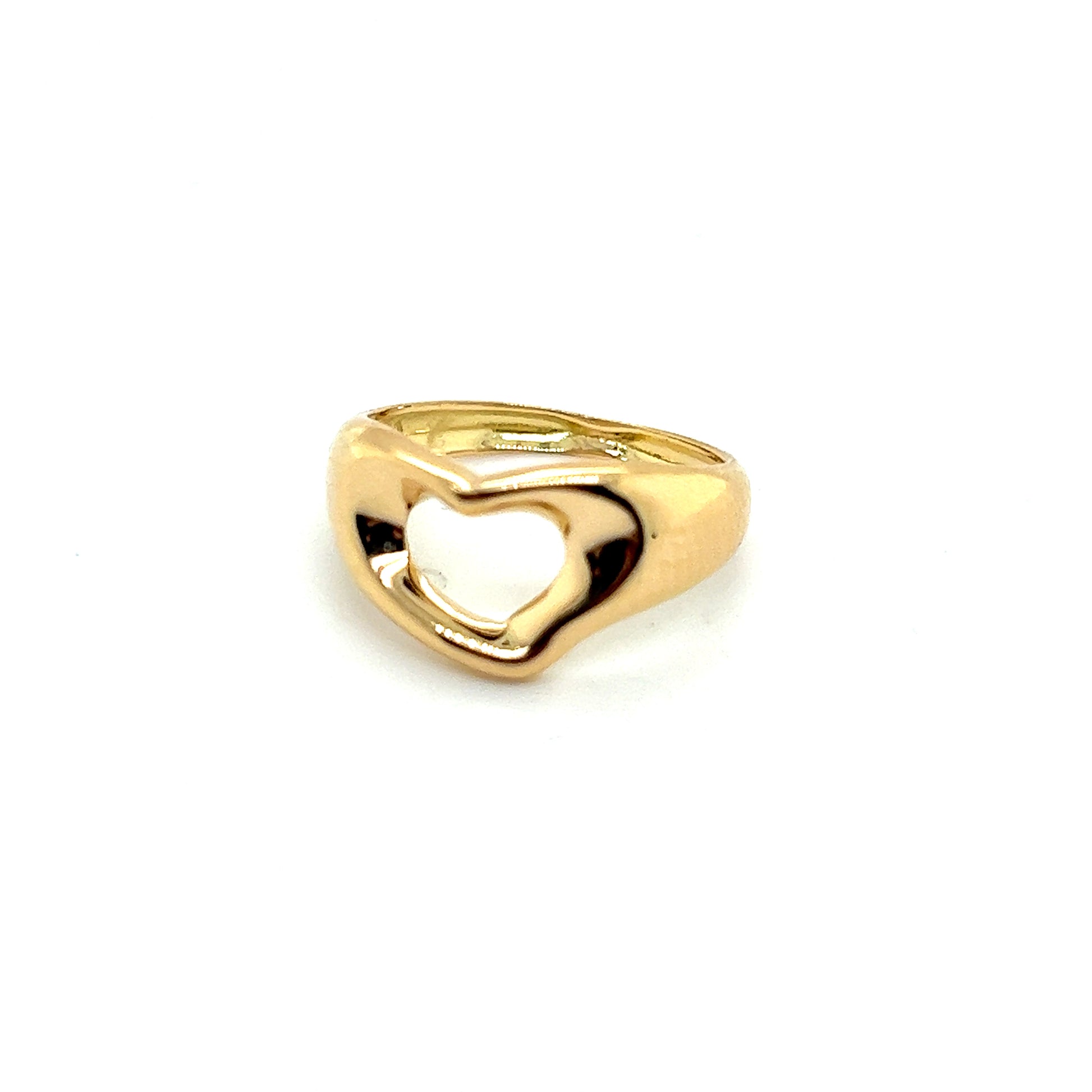 Tiffany & Co Estate Ring Size 4.25 18k Y Gold TIF327