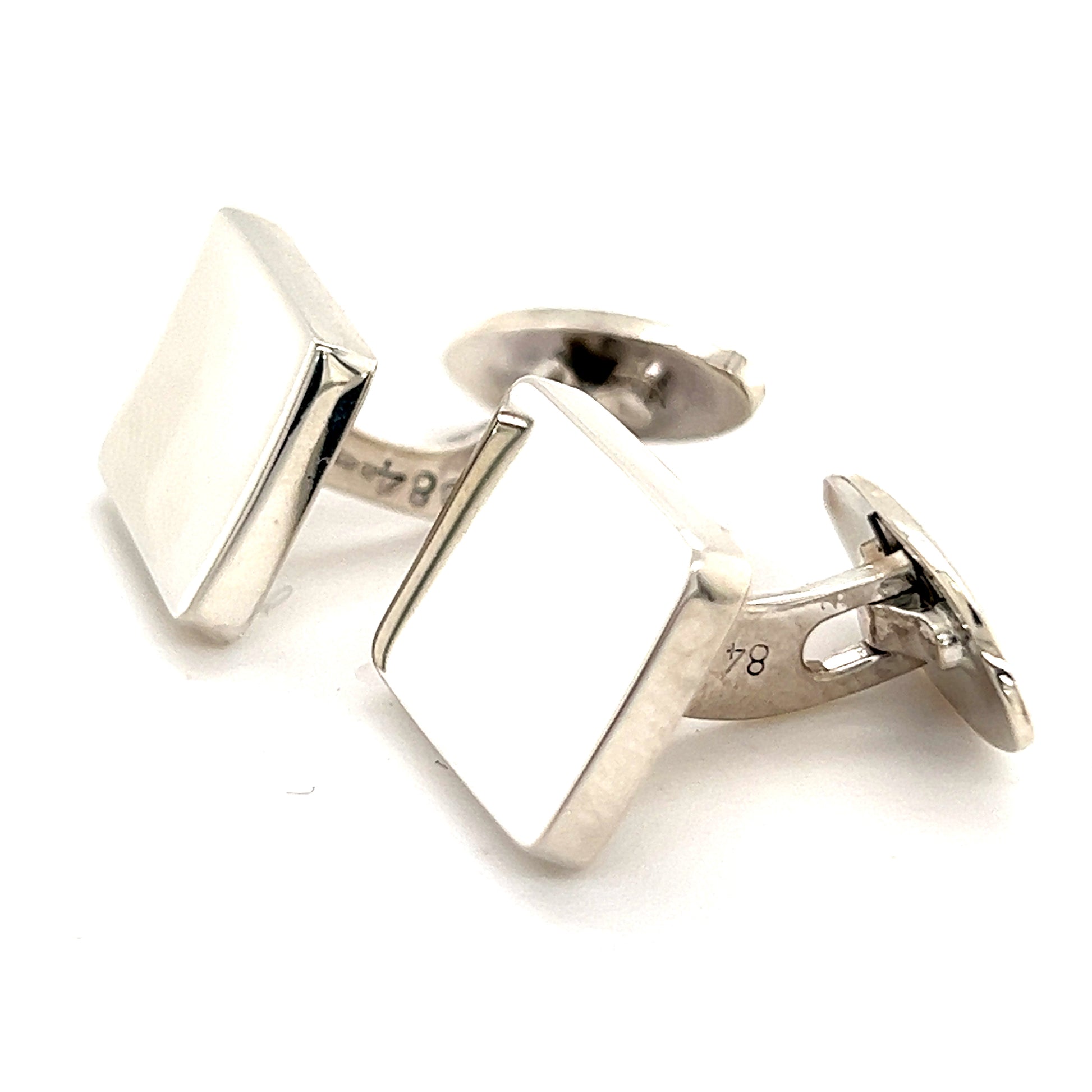 Georg Jensen Estate Sterling Silver Cufflinks 17.5 Grams GJ10 - Certified Fine Jewelry