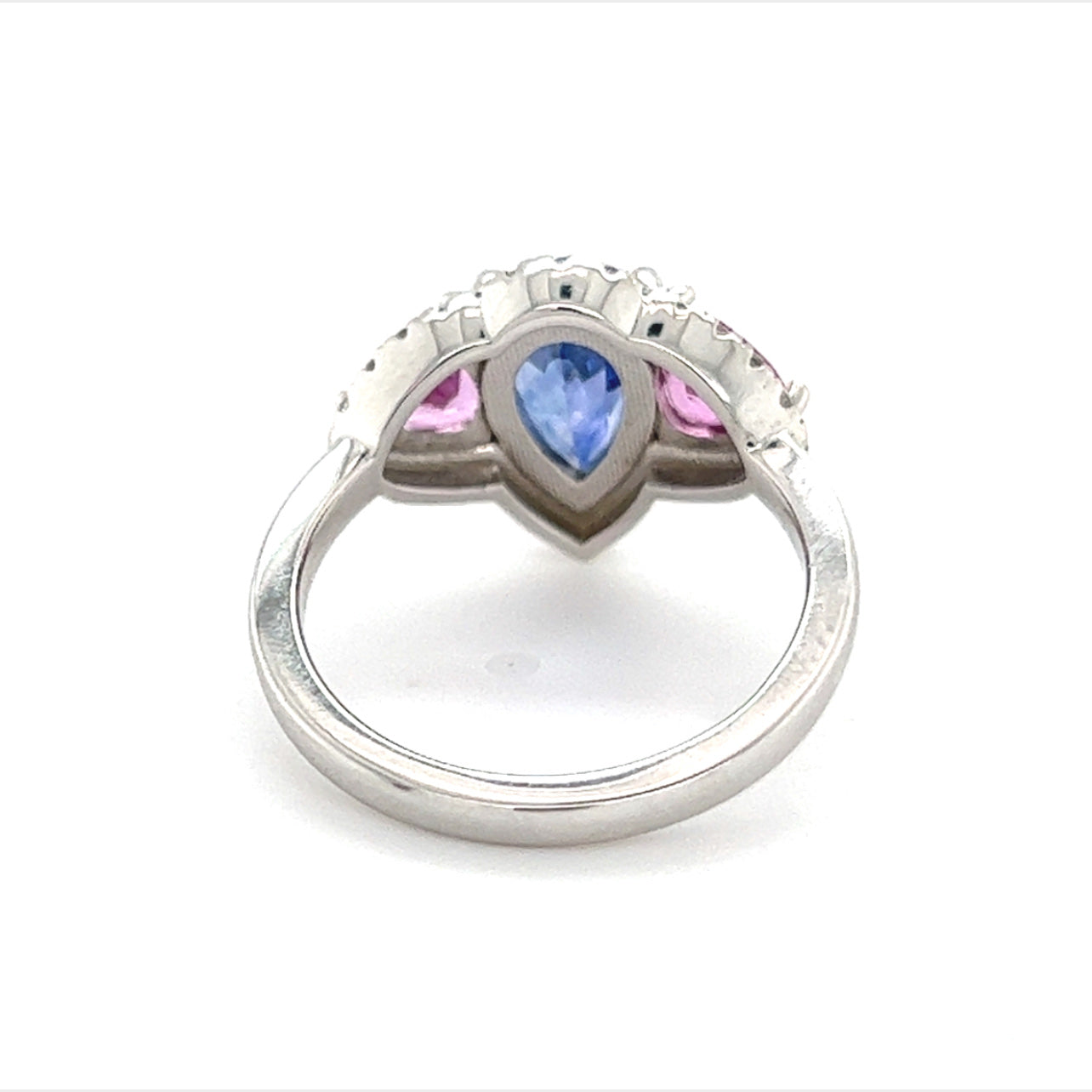 Natural Sapphire Diamond Ring Size 6.5 14k Gold 3.43 TCW Certified $7,950 215419 - Certified Estate Jewelry