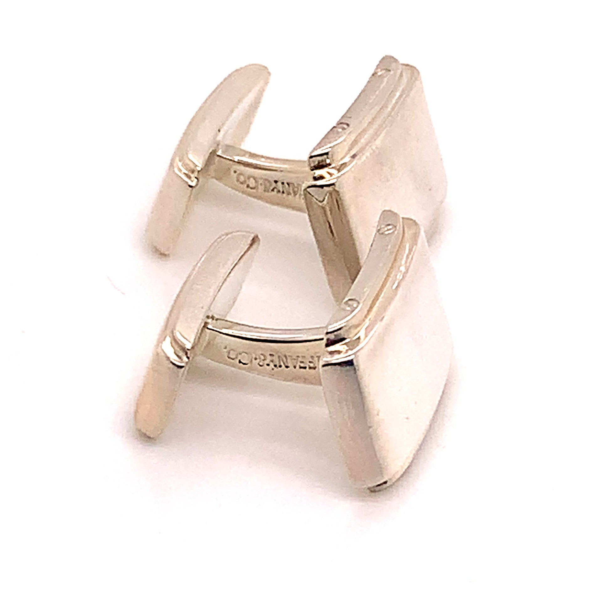 Tiffany & Co Estate Metropolis Cufflinks Sterling Silver TIF267 - Certified Estate Jewelry