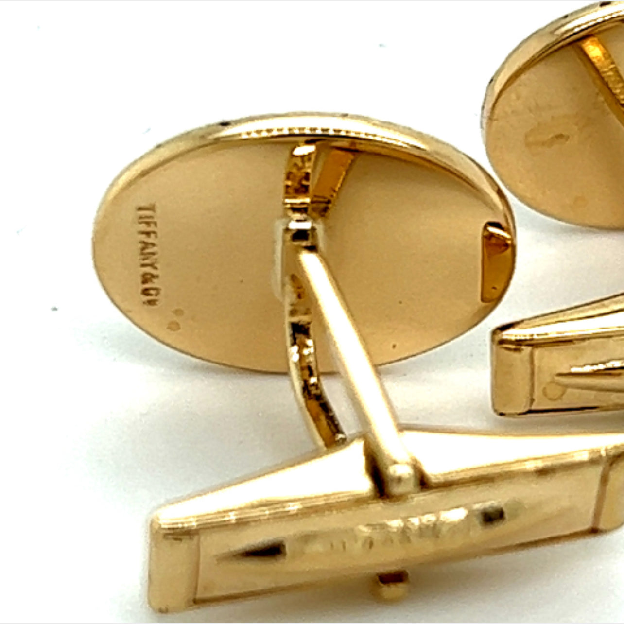 Tiffany & Co Estate Cufflinks 14k Y Gold TIF334