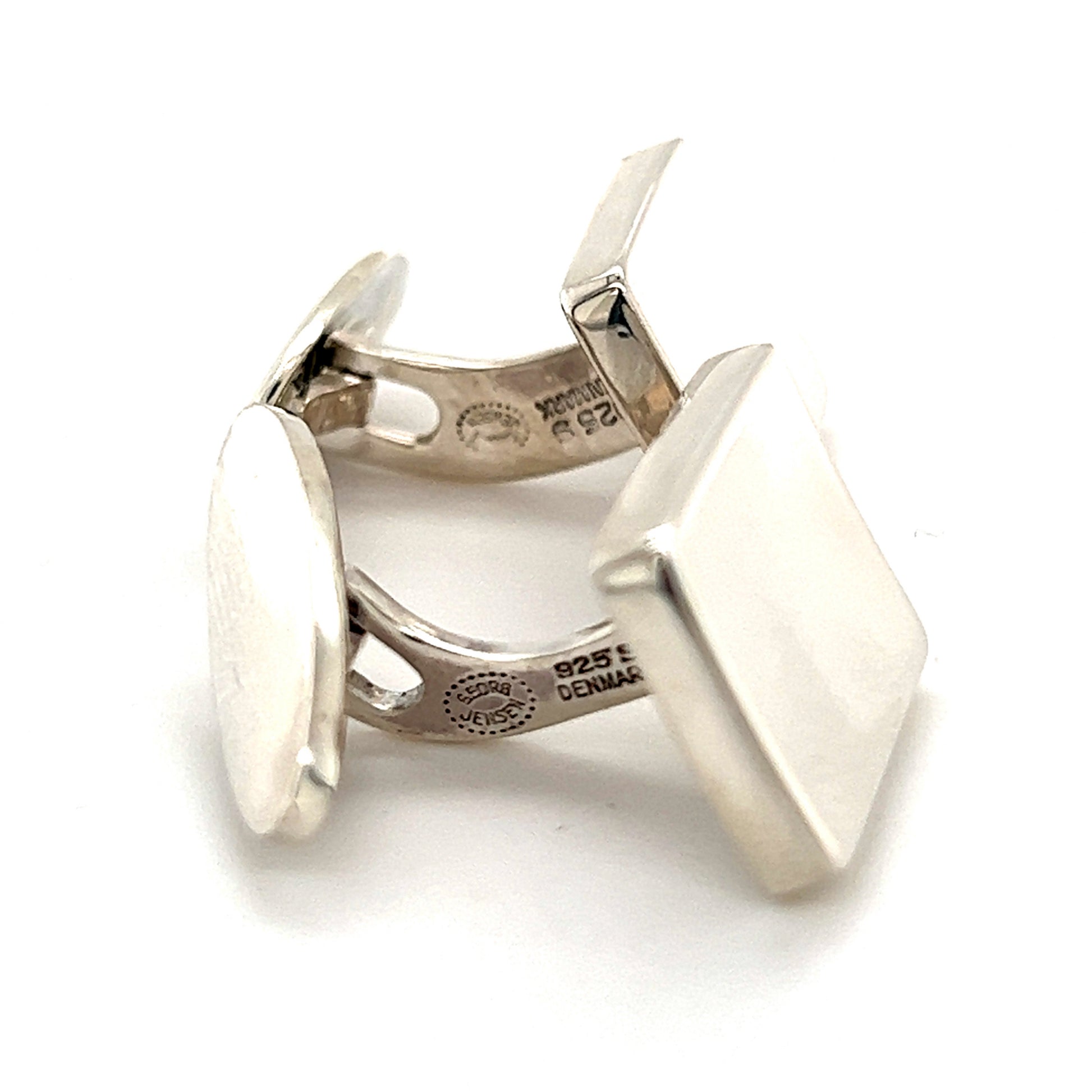 Georg Jensen Estate Sterling Silver Cufflinks 17.5 Grams GJ10 - Certified Fine Jewelry