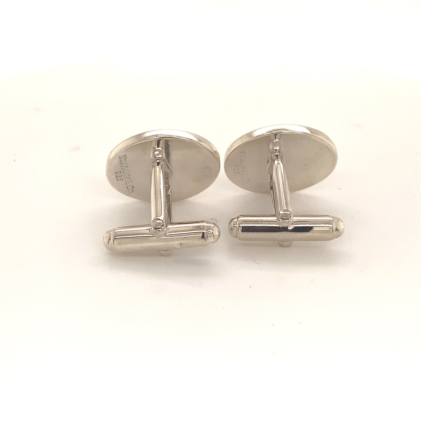 Tiffany & Co Estate Sterling Silver Cufflinks 12.4 Grams TIF99 - Certified Fine Jewelry