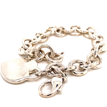 Tiffany & Co Estate Sterling Silver Bracelet 7.5" 35.5 Grams TIF157 - Certified Fine Jewelry