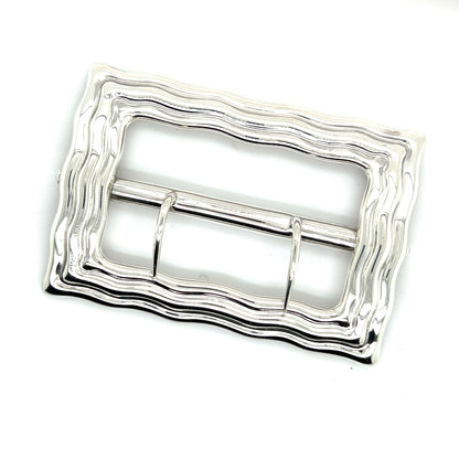 Tiffany & Co Estate Belt Buckle 2" Sterling Silver TIF288 - Certified Fine Jewelry