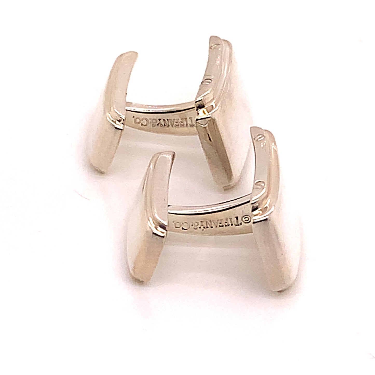 Tiffany & Co Estate Metropolis Cufflinks Sterling Silver TIF267 - Certified Estate Jewelry