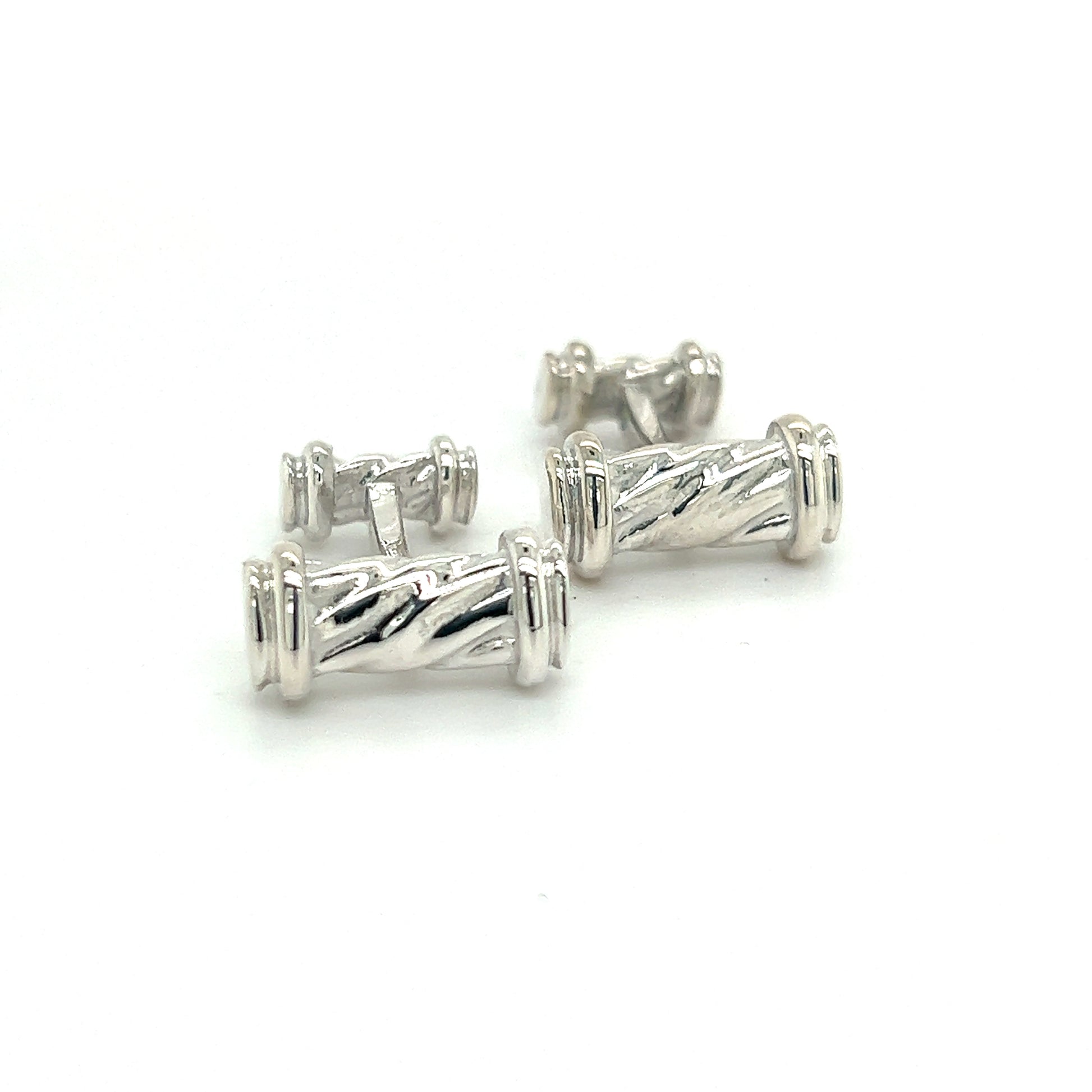 Tiffany & Co Estate Cufflinks Sterling Silver TIF306 - Certified Fine Jewelry