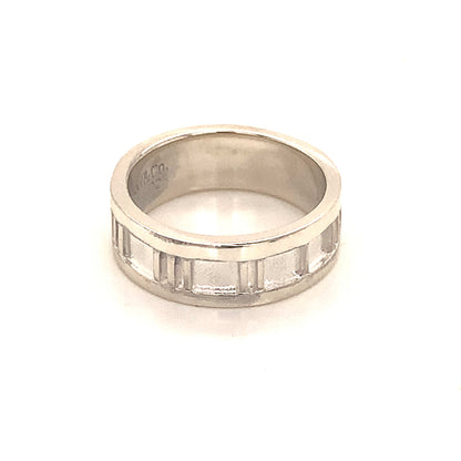 Tiffany & Co Estate Ring Size 4.5 Sterling Silver 4.2 Grams TIF107 - Certified Estate Jewelry