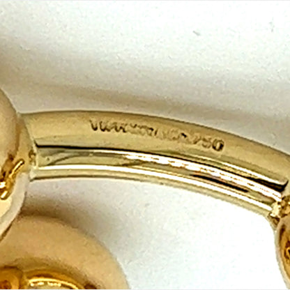 Tiffany & Co Estate Barbell Cufflinks 14k Y Gold TIF340