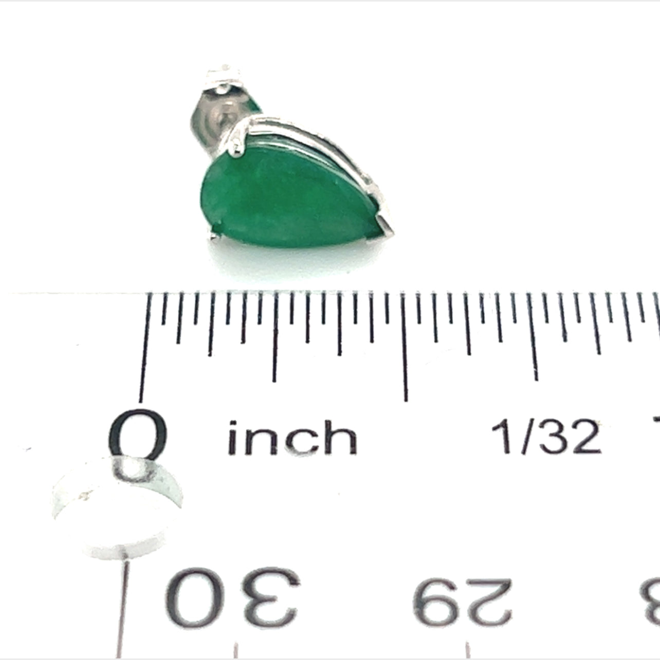 Natural Pear Shape Emerald Earrings 14k Gold 2.36 TCW Certified $2,450 210743 - Certified Fine Jewelry