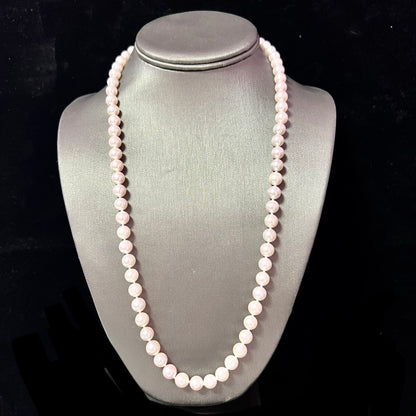 Natural Akoya Pearl Necklace 24" 14k Y Gold 8 mm Certified $7,950 219133 - Certified Fine Jewelry