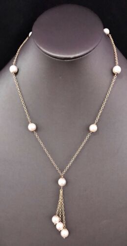 Akoya Pearl Necklace 14k Gold 8.5-8 mm 18" Women Certified $2,950 721470 - Certified Fine Jewelry