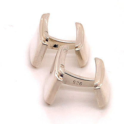 Tiffany & Co Estate Metropolis Cufflinks Sterling Silver TIF267 - Certified Estate Jewelry
