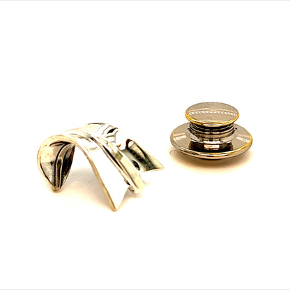 Tiffany & Co Estate "Wave" Tie Pin Sterling Silver 2.7 Grams TIF223 - Certified Estate Jewelry