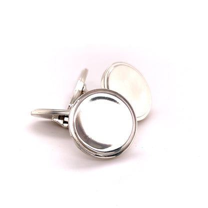 Georg Jensen Estate Sterling Silver Cufflinks 16.84 Grams GJ6 - Certified Fine Jewelry