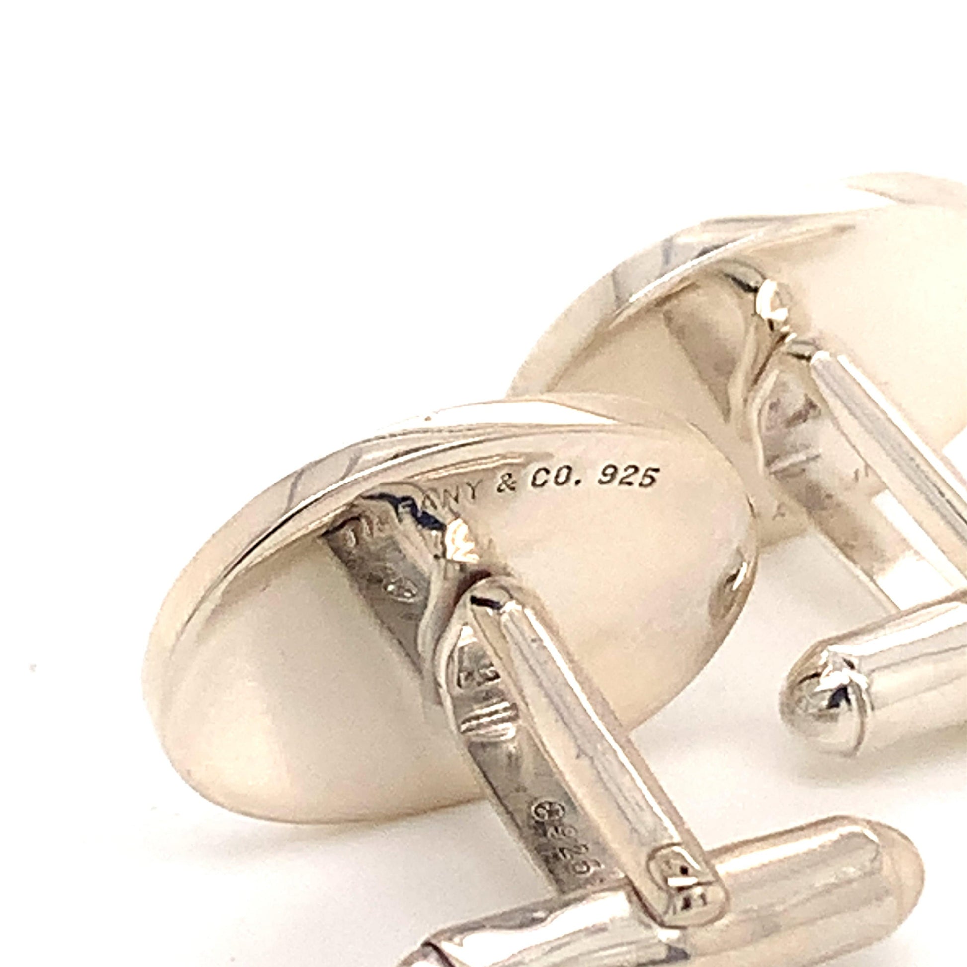 Tiffany & Co. Estate Cufflinks Sterling Silver 925 15.3 Grams TIF20 - Certified Estate Jewelry
