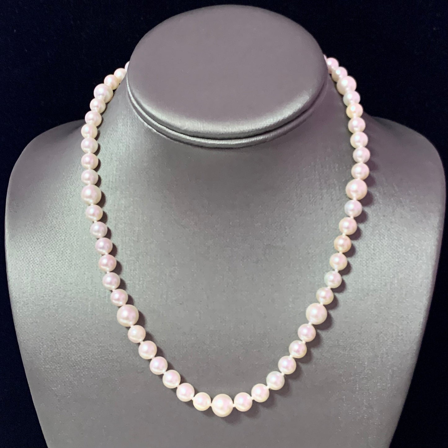 Akoya Pearl Necklace 14k Gold 18" 8.5 mm Certified $3,975 114987 - Certified Fine Jewelry