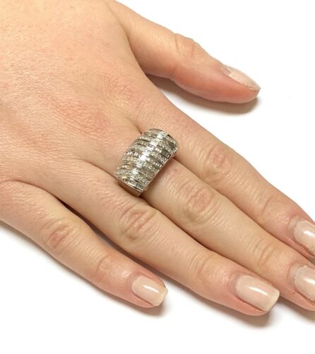 Diamond Ring 14k Gold Statement Women Certified $3,000 606240 - Certified Estate Jewelry