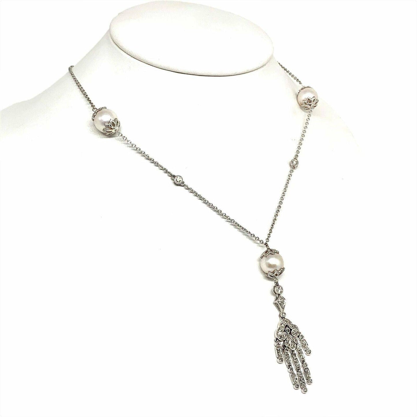 South Sea Pearl Drop Necklace 14k Gold 9.00 mm Pearl Certified $4,250 821050 - Certified Estate Jewelry