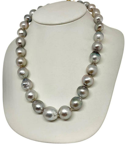 Hanadama Tahitian Pearl Necklace 14.3 mm Women 14k Gold Certified $9,750 917185 - Certified Estate Jewelry